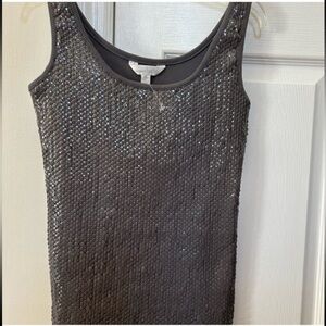 SEQUIN DARK GRAY TANK (sz S) - NWT!
Charming Charlie